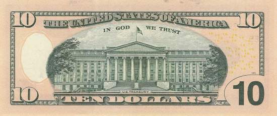 USA 10 Dollar 2017A NY Replacement